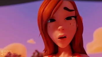 播放 Wendy 在泳池边拿了个勺子（blenderknight, lewdheart）