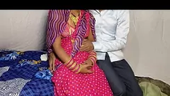 চালান Steamy New Year Encounter: Step-Mom's Red Saree Seduction - Full Video