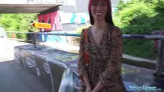 play Agent public Big Cock Adventure: Busty Redhead Yennefer's Wild Outdoor Encounter